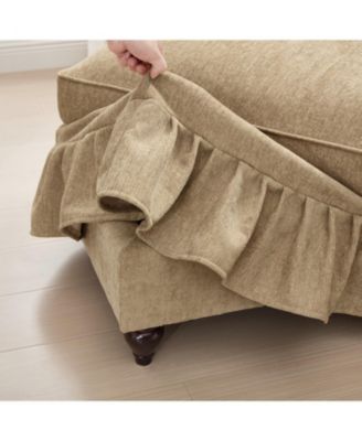  Classic U Shape Sectional Sofa with Ottomans - Light Coffee