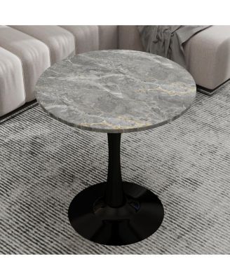 Streamdale Black Mid-Century Modern Coffee/Dining Table (27.6")