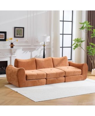  Modular Cloud Sofa, Convertible Folding Sofa Bed, Sectional Cushioned Sofa