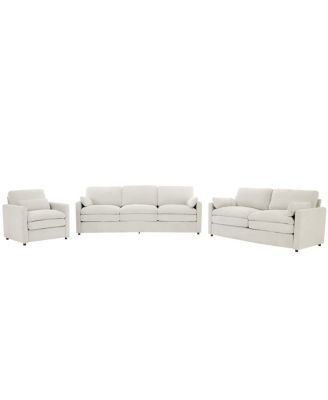 Cozy Upholstered Oversized Comfy Cloud Sofa Double Cushion Group