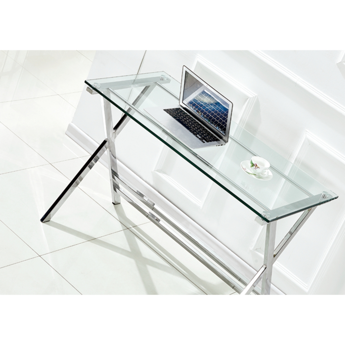 Streamdale Furniture Glass Computer Desk