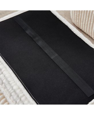 Convertible Corduroy Sofa Chair with Ottoman for Small Spaces