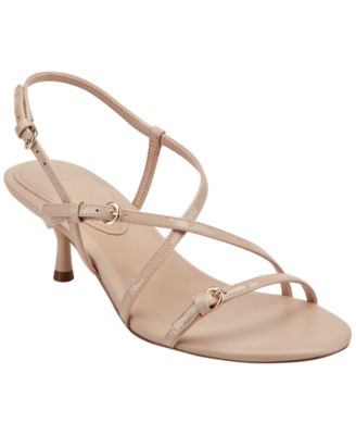 Women's Nylah Strappy Leather Kitten Heel Sandals