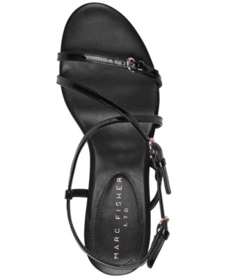 Women's Nylah Strappy Leather Kitten Heel Sandals