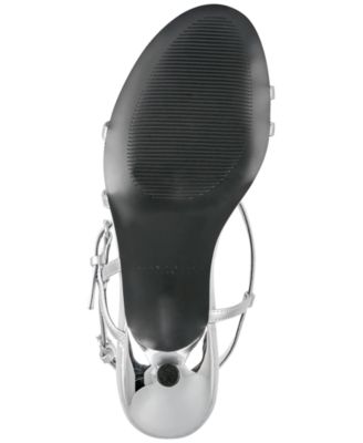 Women's Nylah Strappy Leather Kitten Heel Sandals