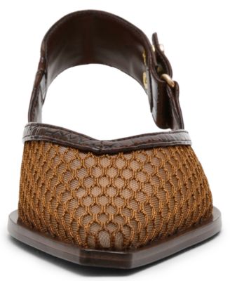 Women's Shay-Mesh Slingback Pointed Toe Flats