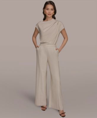 Women's Straight Leg Tie-Waist Pants
