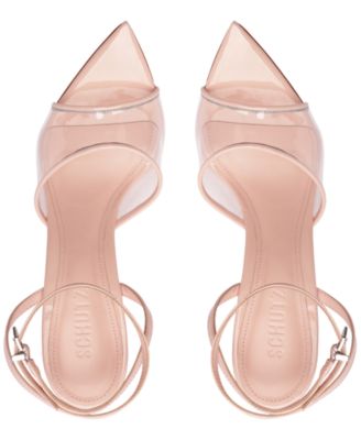 Women's Elodie Vinyl Pointed Toe Wedge Sandals