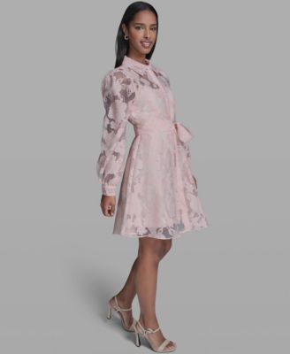 Women's Floral Collared Shirt Dress