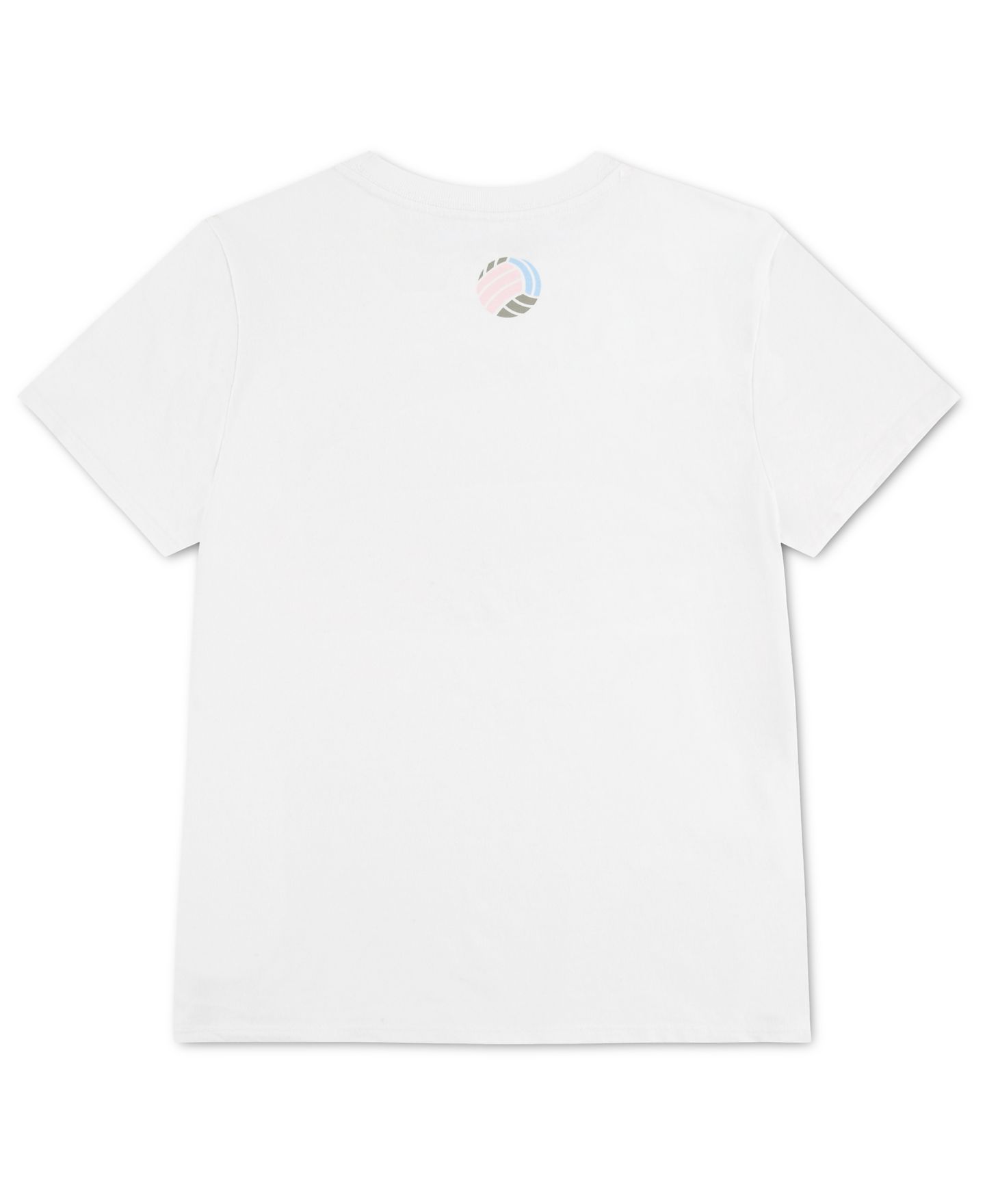 Футболка abercrombie kids Volleyball League Oversized Crewneck T-Shirt для девочек, цвет: Яркий белый — фото 2