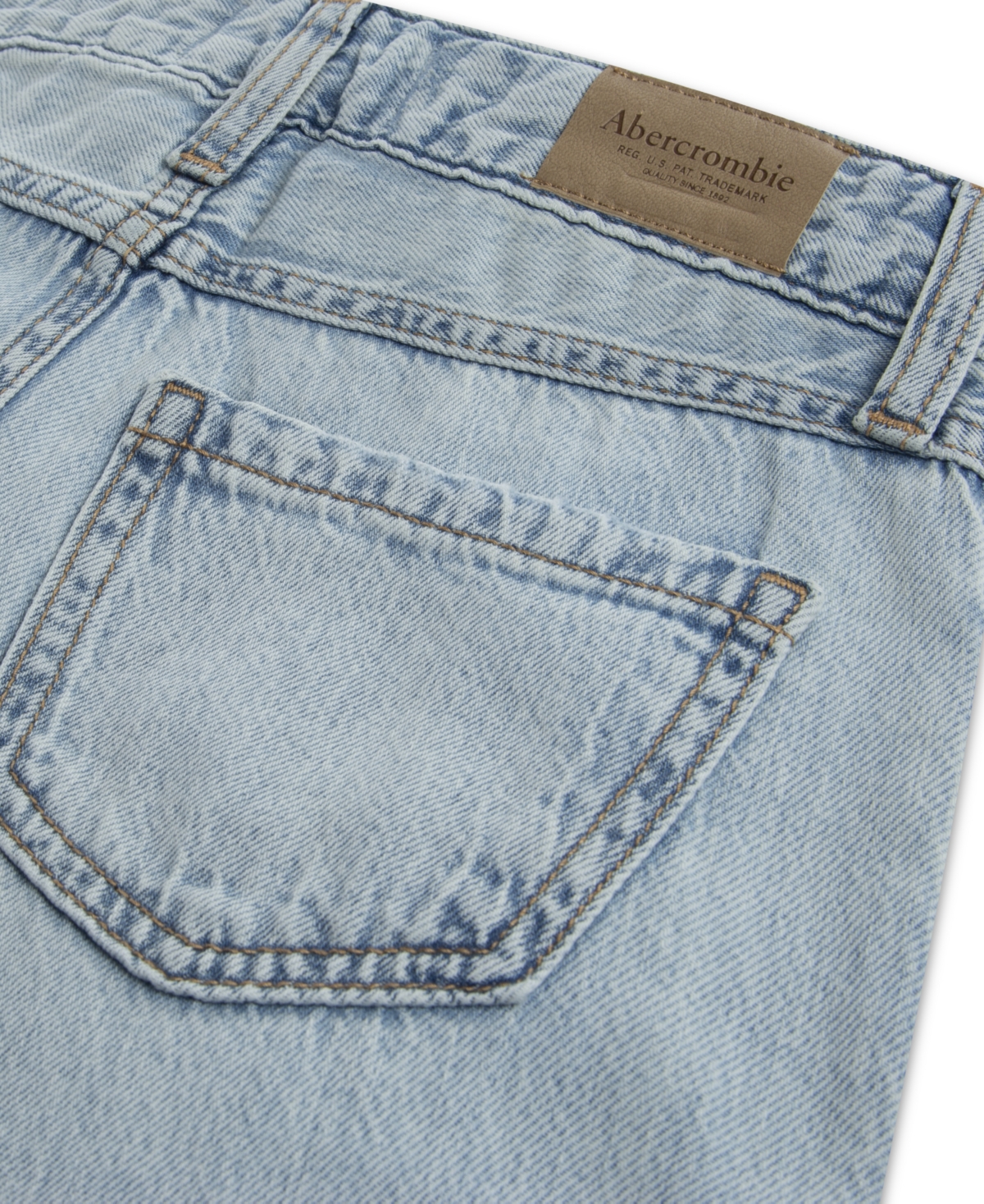 abercrombie kids Girls' High-Rise Destroyed Lace Jeans