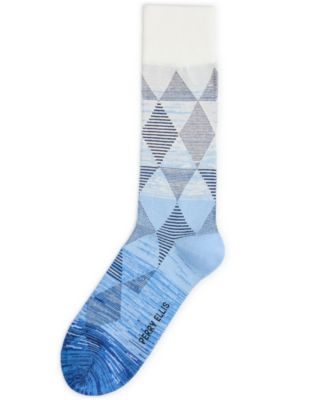 Men's Ombre Striped Argyle Patterned Socks