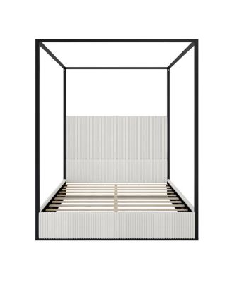 Queen size  Modern Luxury Metal Canopy Bed