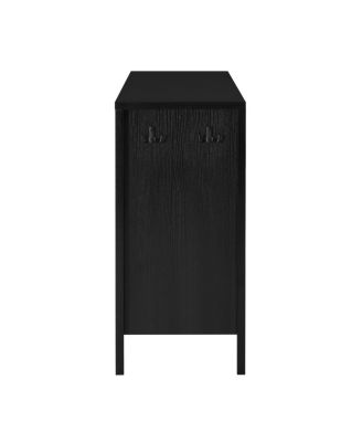 Streamdale 55.1" 4-Door Storage Sideboard with Open Shelf & Adjustable Shelves