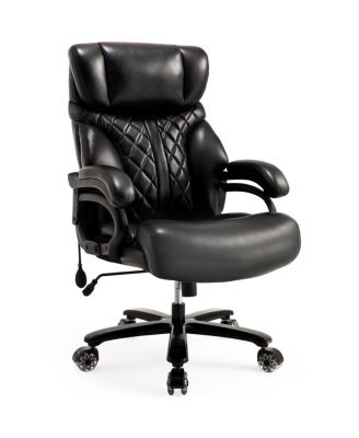 Streamdale 600LBS Big & Tall Office Chair, Extra Wide Seat, Adjustable Lumbar, Heavy Duty Executive Chair