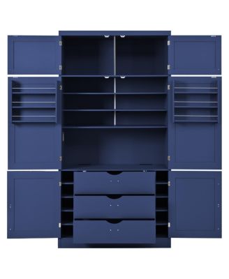 Freestanding Kitchen Pantry, Shaker Style Storage