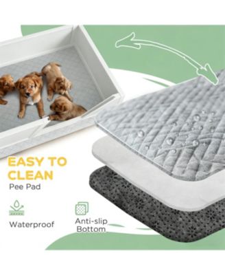 Spacious Whelping Box for Dogs in White