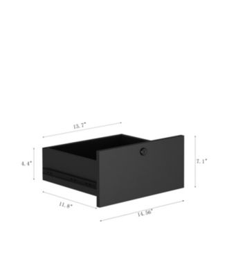 Nightstands Set of 2, Charging, Night Light, Bookshelf, Storage