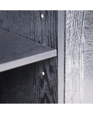 45" 3-Door Mirrored Storage Cabinet