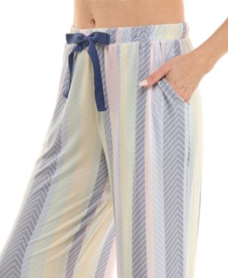 Women's Open Leg Mid-Rise Sleep Pants