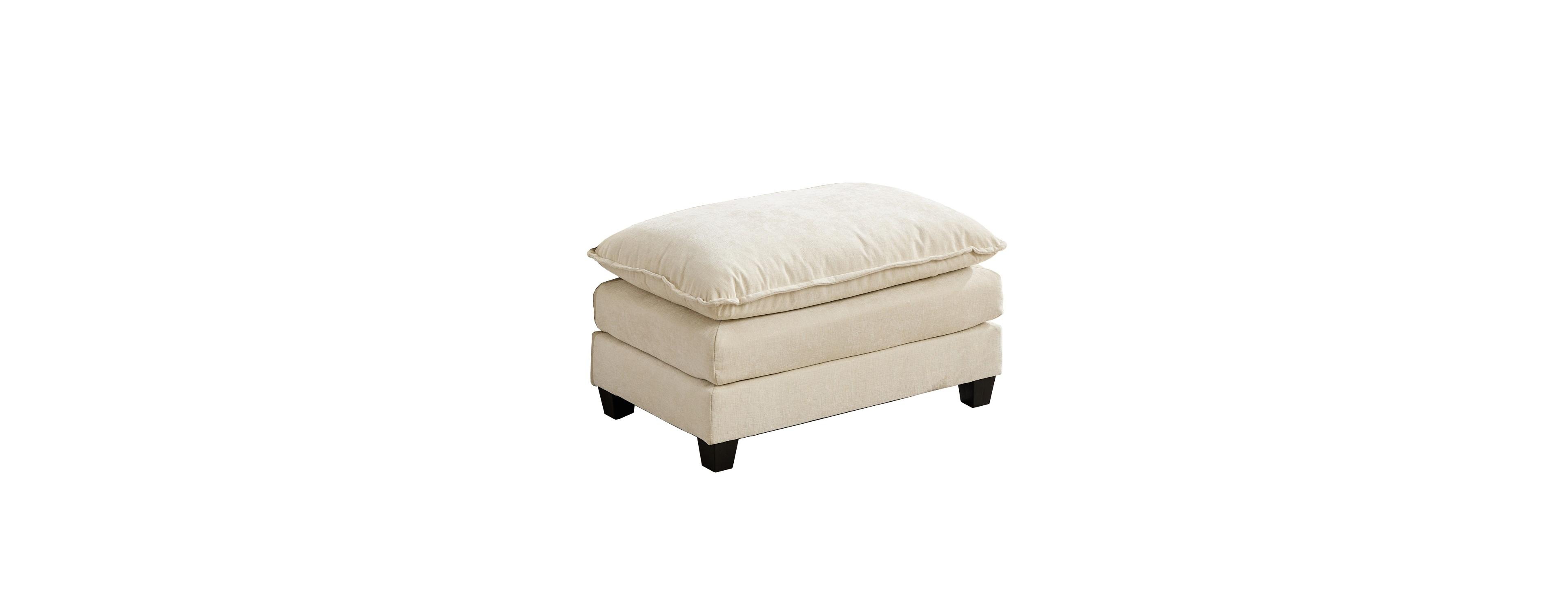 Streamdale Furniture Cloud Sofa Ottoman, Modern Sectional Couch for Living Room