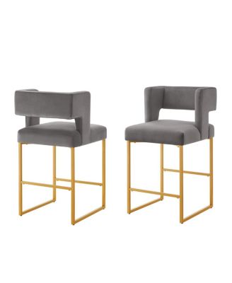 Modern Fashion Counter Height Bar Stools, Set of 2