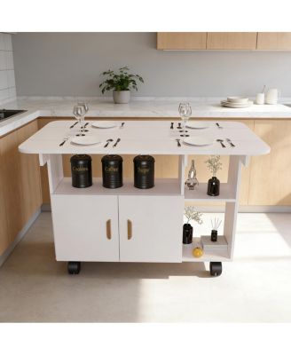 Modern Movable Folding Dining Table for Small Spaces