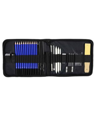 33PCS Sketching Pencils Set, Portable Zippered Travel Case, Pro Art Drawing Kit for Artists, Adults, Teens, Beginner and Kid