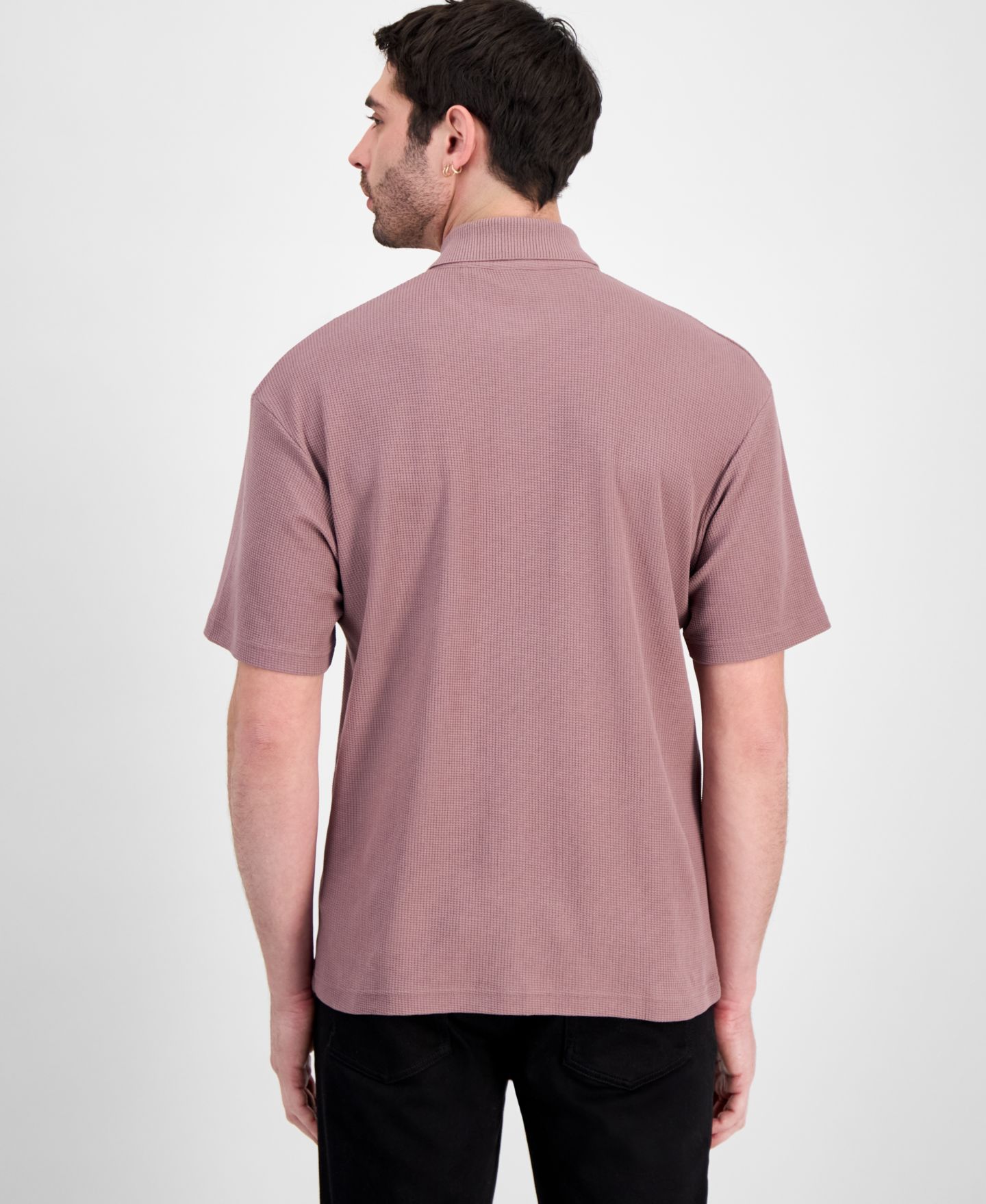 Мужское поло Hugo Boss Diffys Polo Shirt, цвет: Пыльный фиолетовый — фото 4