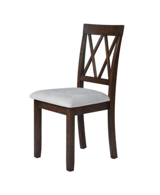 Streamdale Extendable Farmhouse Dining Set Drop Leaf Table with Upholstered Chairs