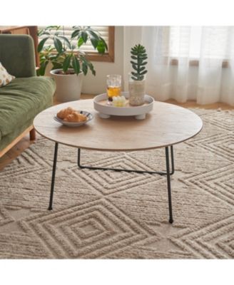 Modern Minimalist Round Coffee Table