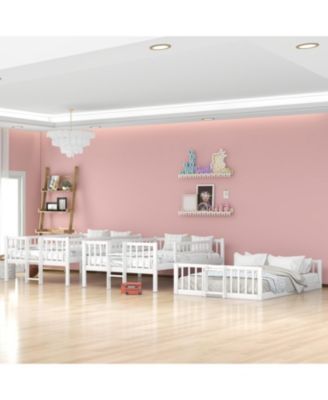 Triple Full Bunk Bed with Ladder & Slide