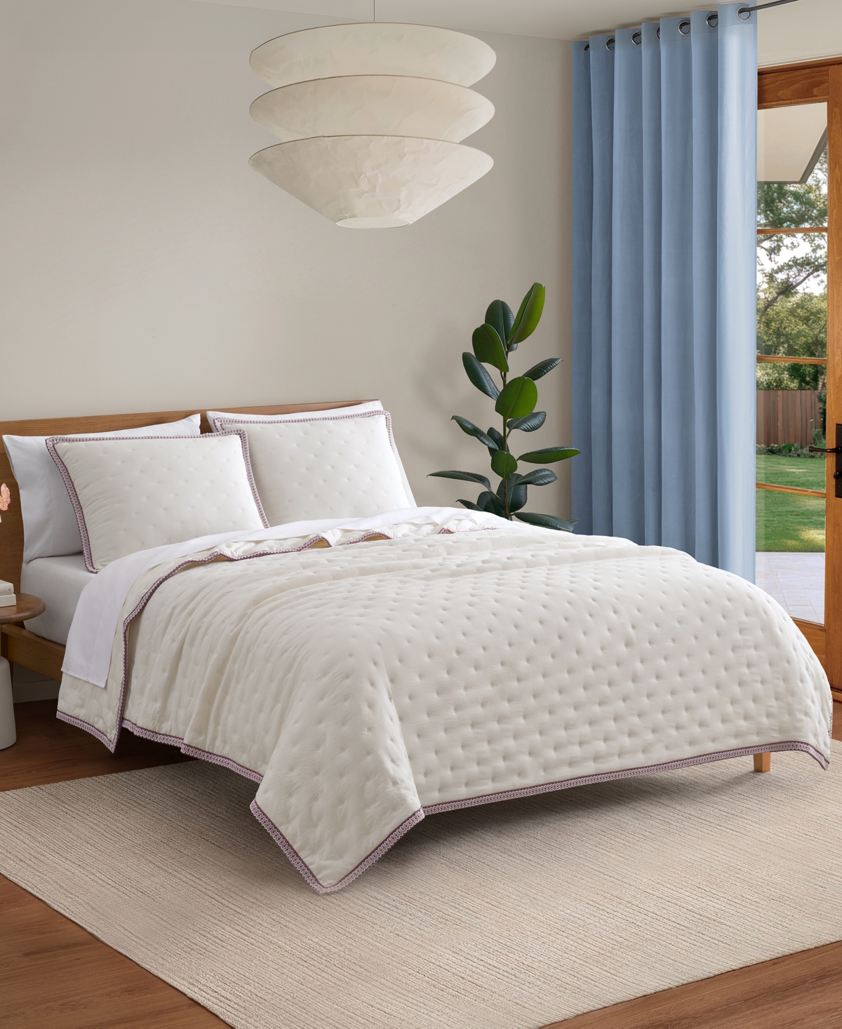 Ugg Devon Braid Quilt Set