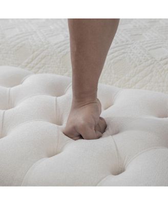 Modern Upholstered Storage Bench with Double Lids & Rolled Armrest