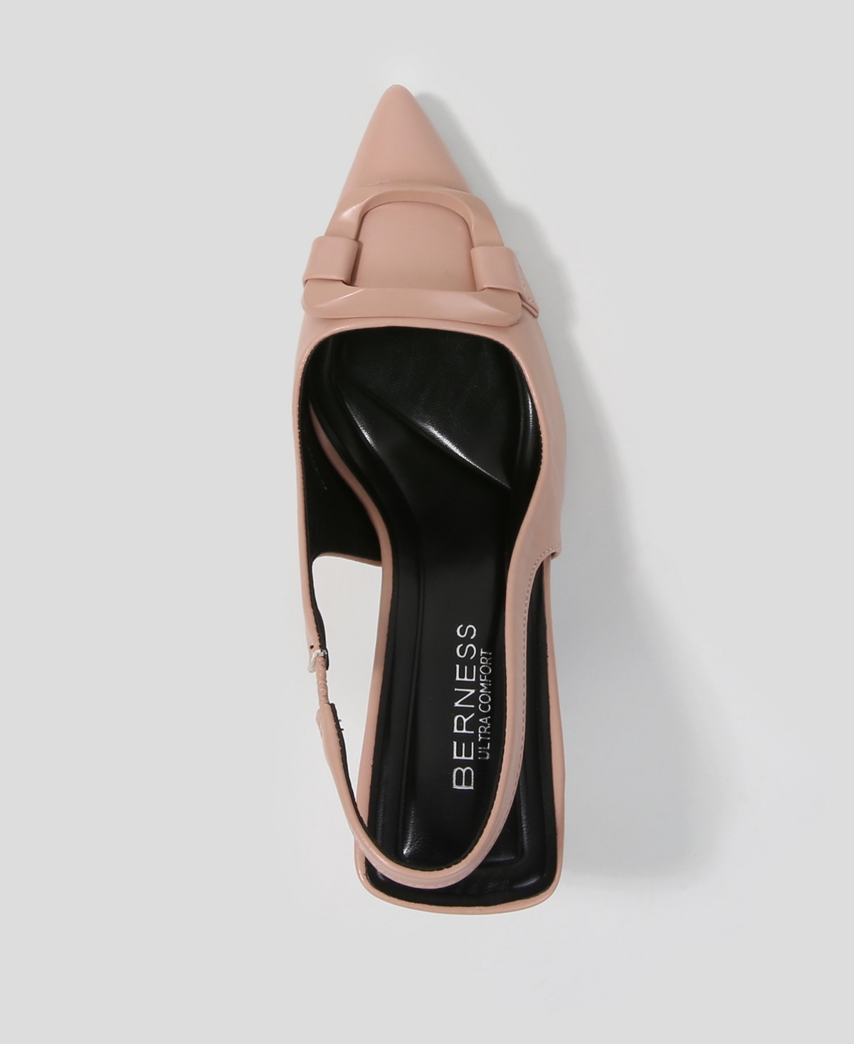 Berness Cindy Slingback Pumps with Tonal Buckle Detail
