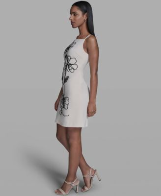 Women's Scuba Crepe A-Line Dress