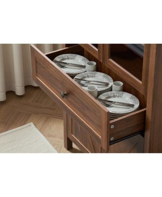 Dome Cabinet, Walnut, high-quality materials, antique craftsmanship, large storage