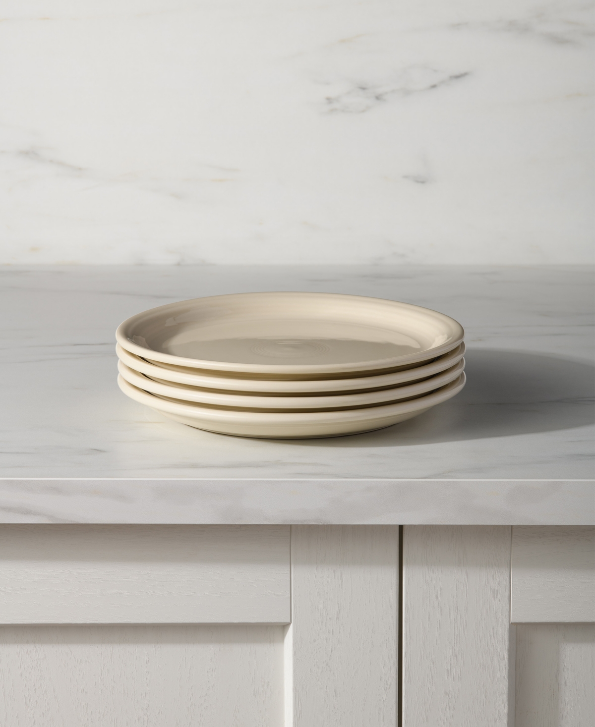 Fiesta Linen Bistro Coupe Luncheon Plates, Set of 4