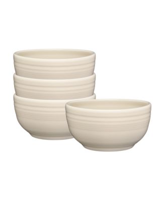 Linen Bistro Coupe Cereal Bowls, Set of 4