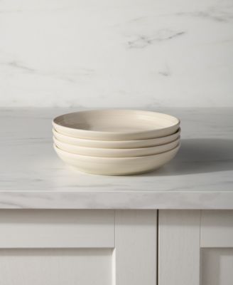 Linen Coupe Luncheon Bowls, Set of 4