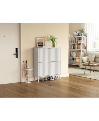  Efficient Tipping Bucket Storage Organizer, Space-Saving Narrow Design