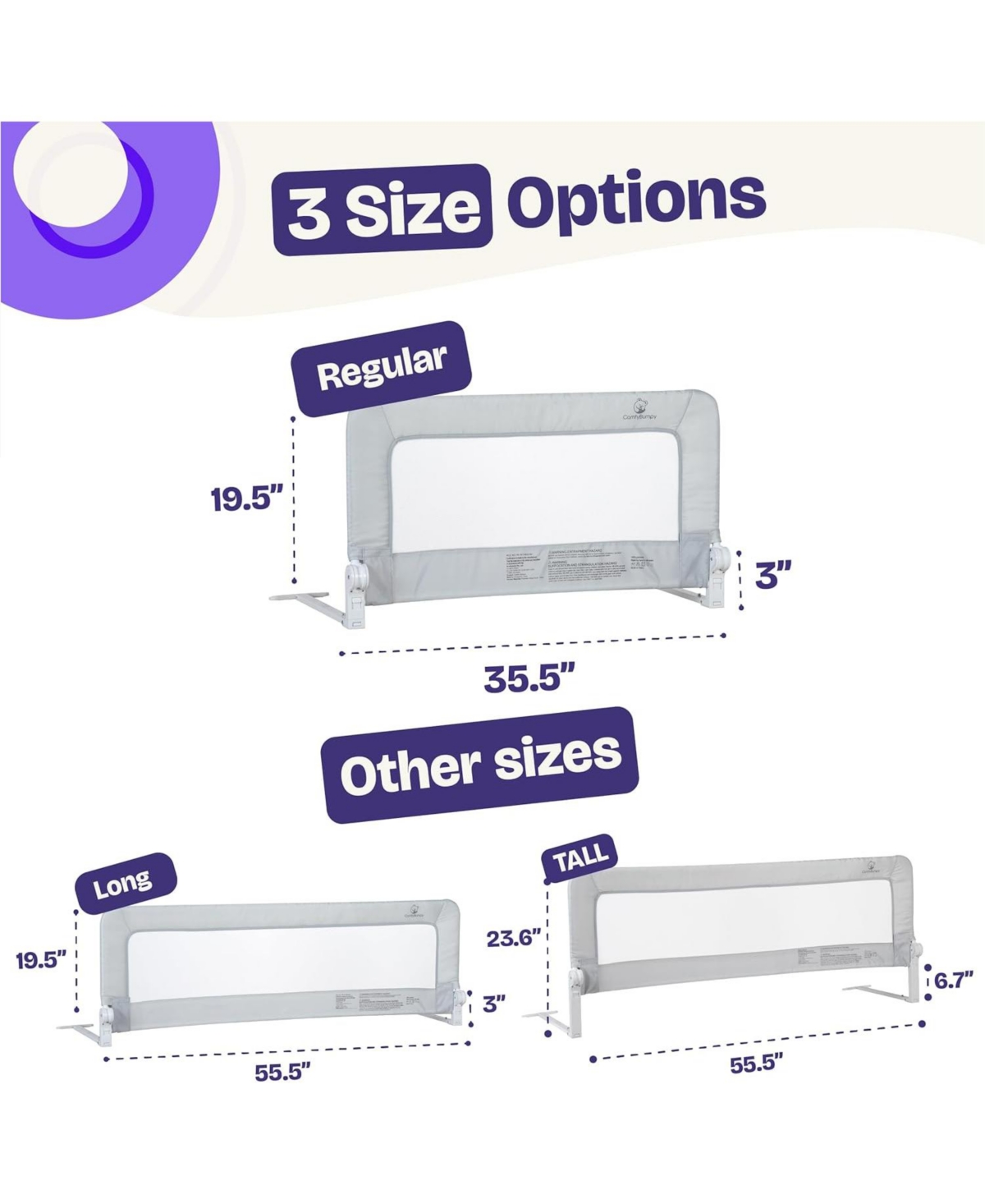 ComfyBumpy Kids Bed Rail