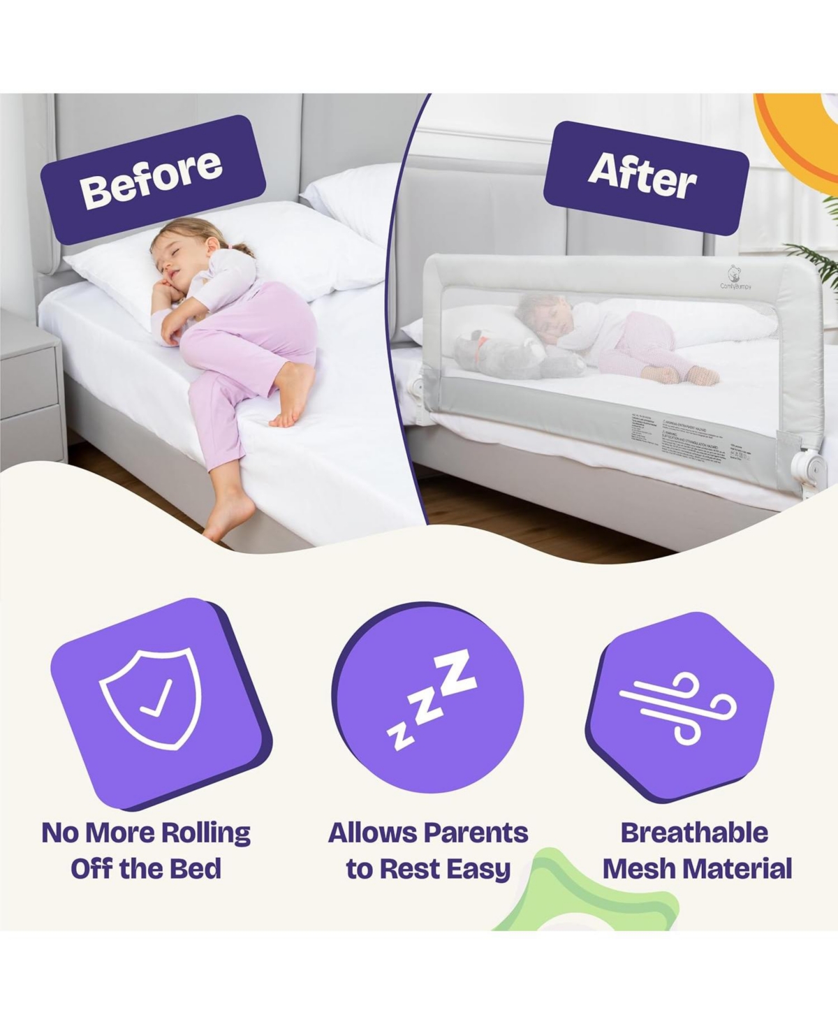 ComfyBumpy Toddler Bed Rail