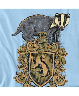 Men's Vintage Hufflepuff Shield Crest T Shirt