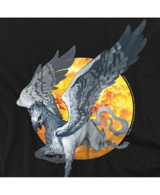 Men's Men Hippogriff Over The Moon T Shirt