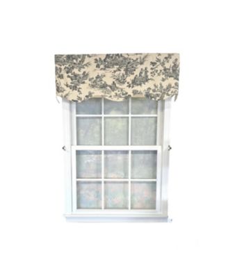 Evocative Provance 100% Cotton Rod Pocket Lined Window Valance 50" x 15"