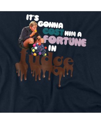 Men's Willy Wonka And The Chocolate Factory Fudge Logo T Shirt