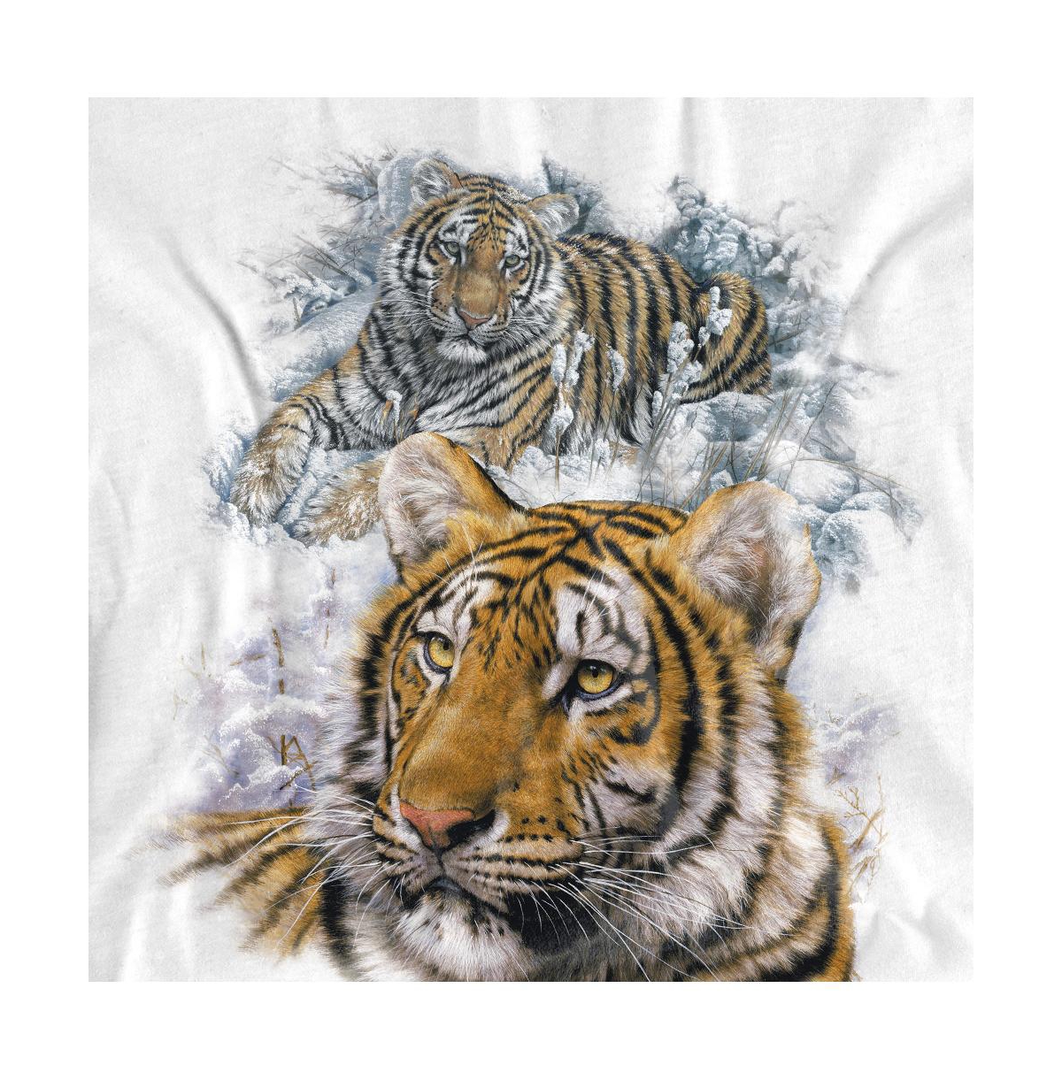 Wild Wings Men's Wildlife Tigers T Shirt