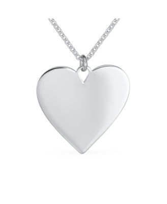 Inspirational Words Describe Your Mother Heart Pendant Necklace Sterling Silver