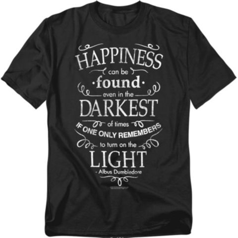 Мужская футболка Harry Potter Big & Tall Happiness, цвет: Чёрный